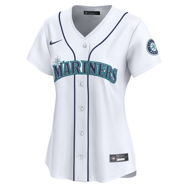 Seattle Mariners Nike Women's Home Limited Jersey - White