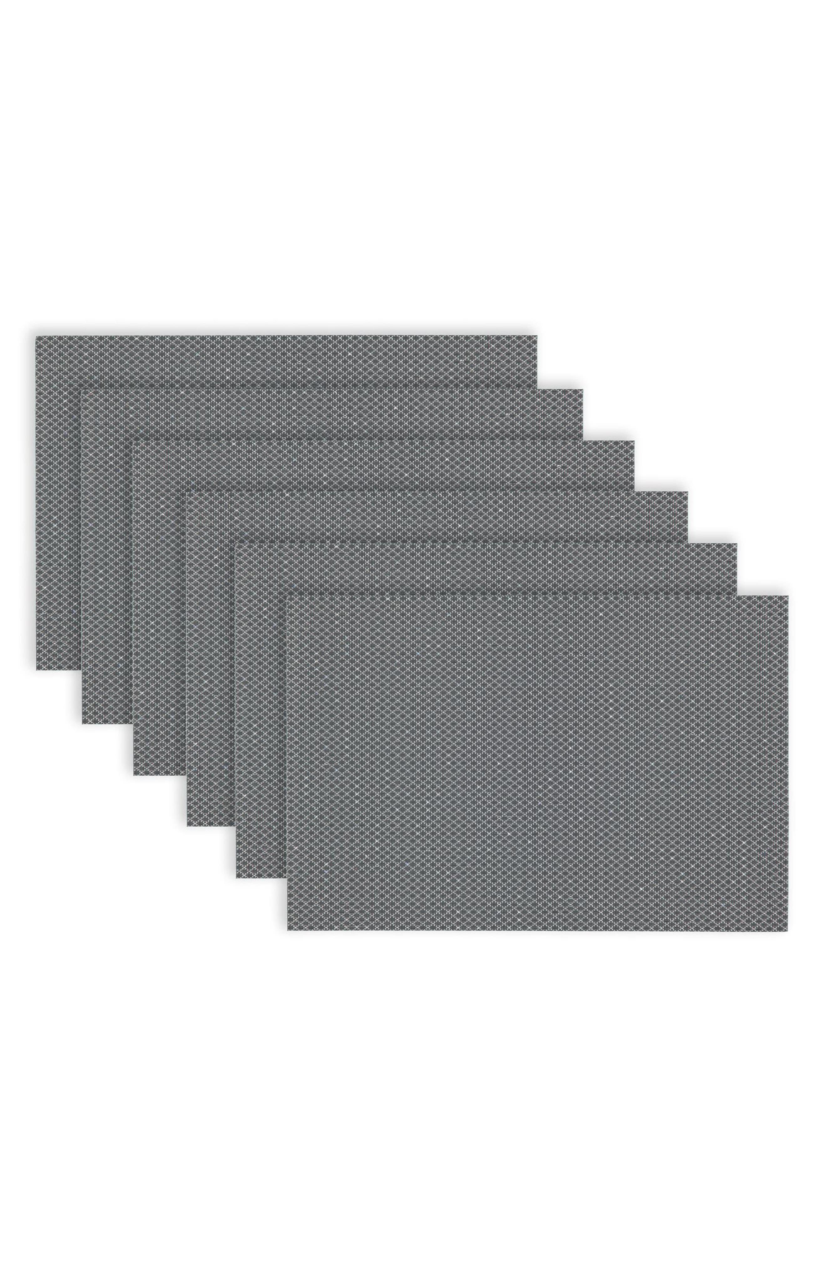 DAINTY HOME Set of 6 Vinyl Placemats