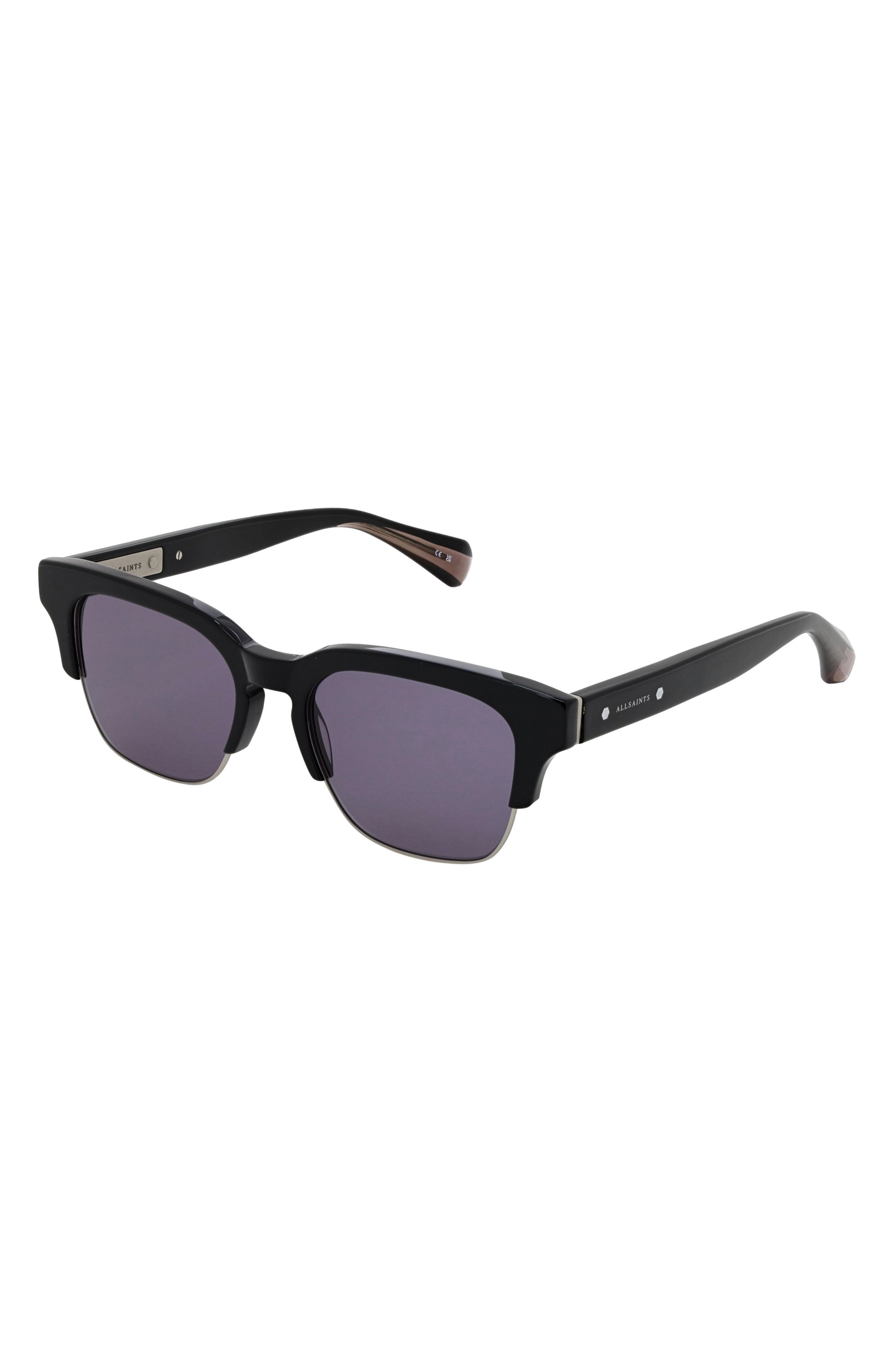 AllSaints Zinner 51mm Square Sunglasses