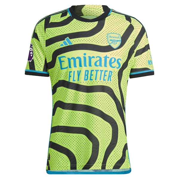 Arsenal adidas 2023/24 Away Authentic Patch Jersey - Yellow