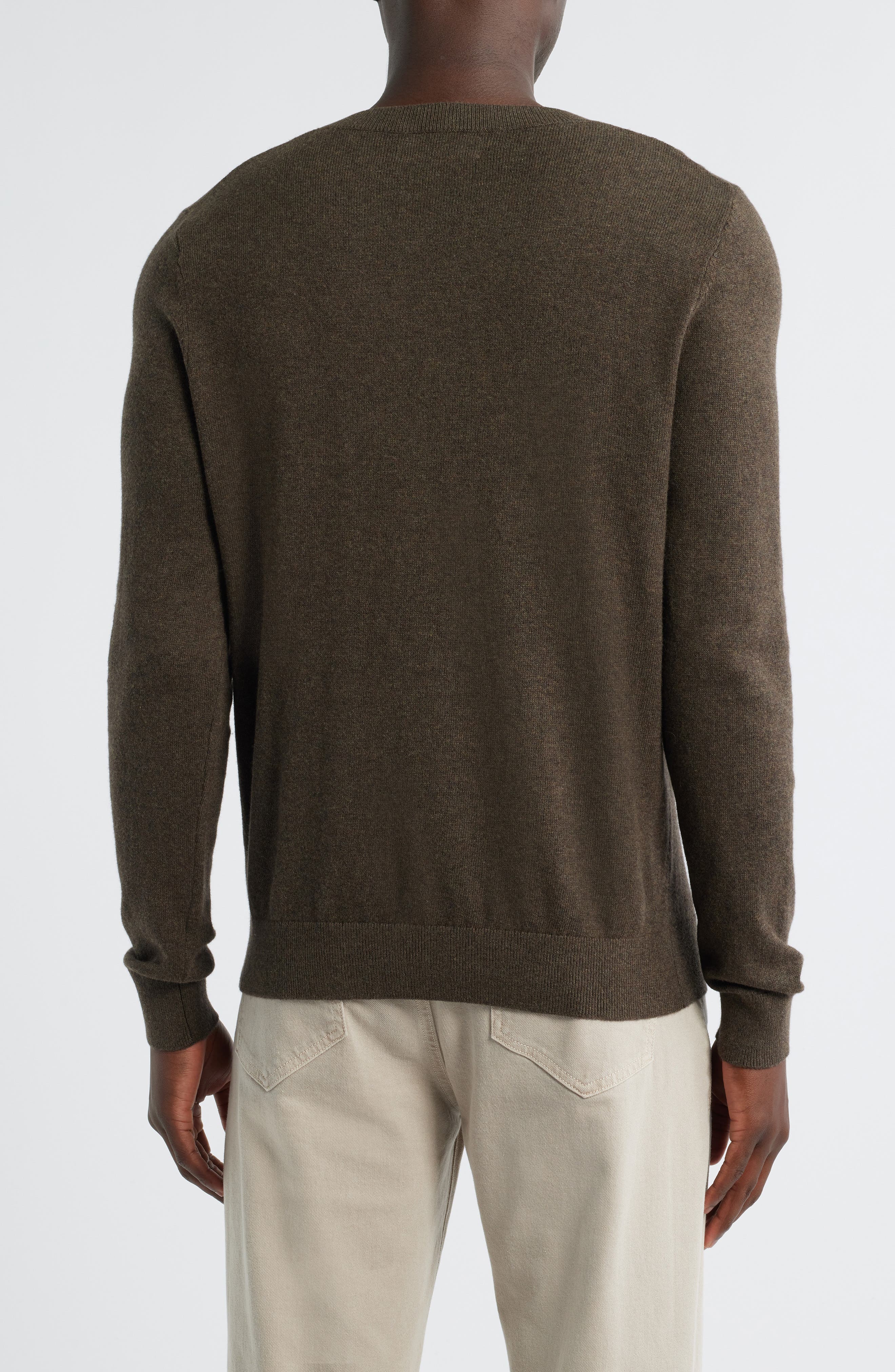 Nordstrom Crewneck Cotton & Cashmere Sweater