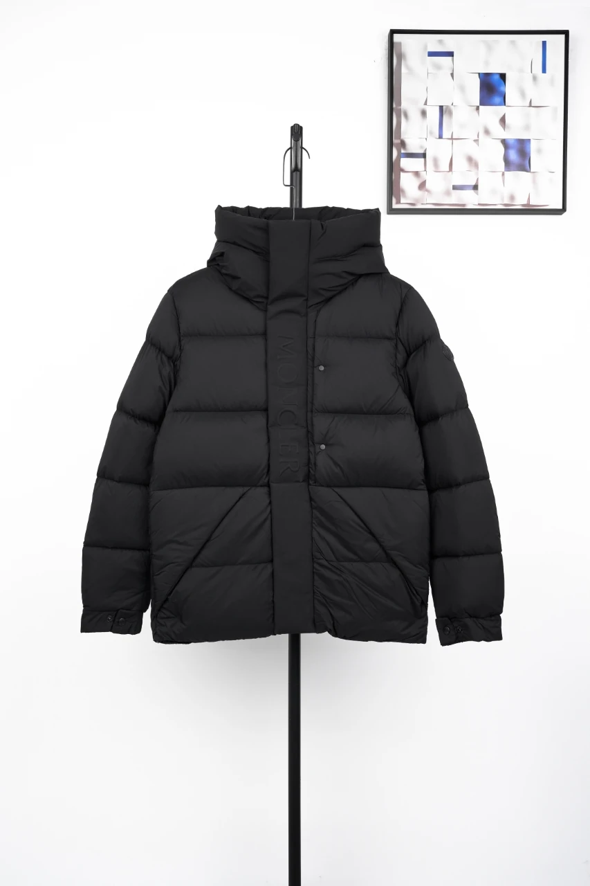 Moncler Black Paneled Quilted Down Jacket product photo from LabelPicks