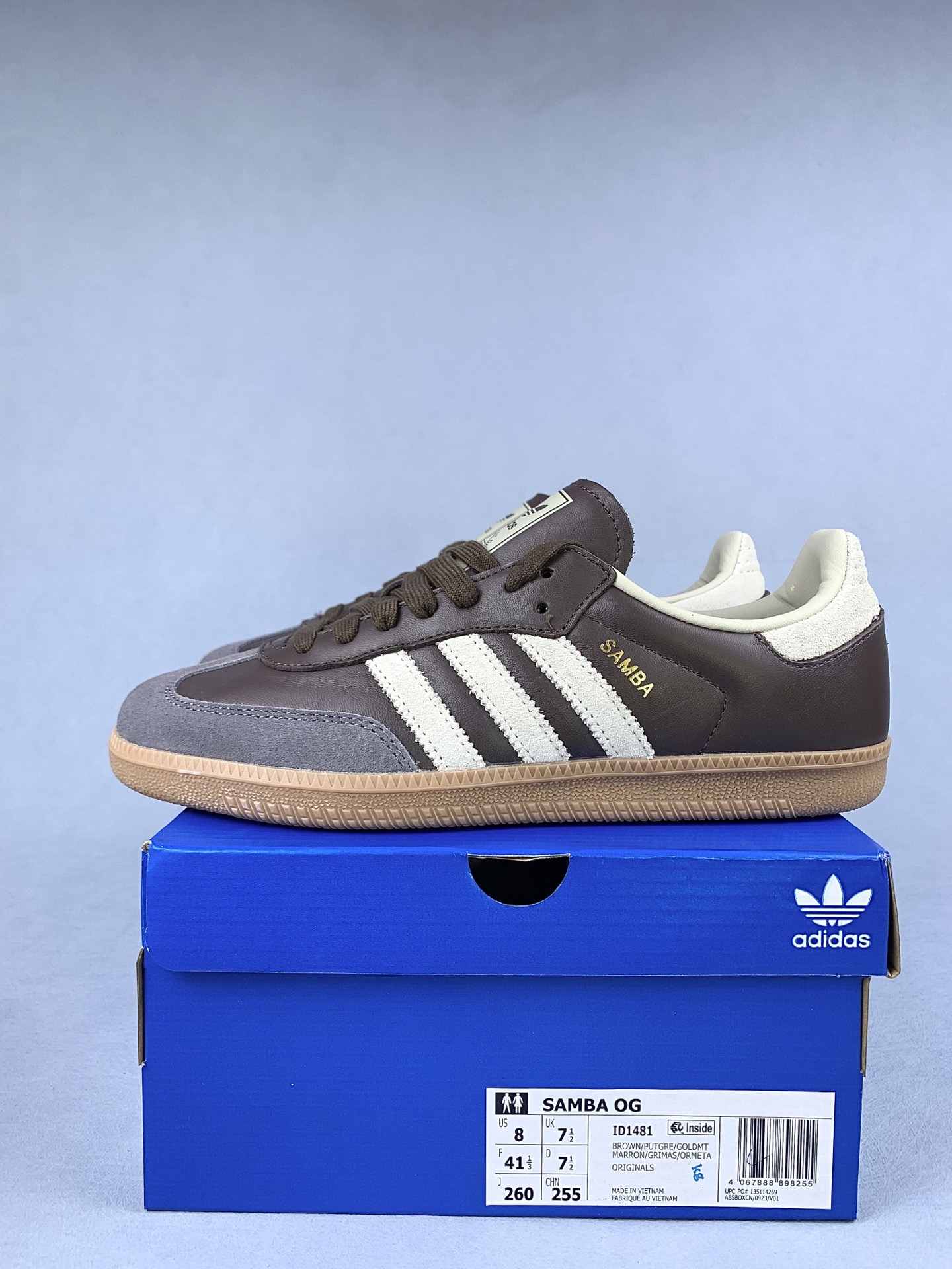 adidas Samba OG Brown Putty Grey Shoes