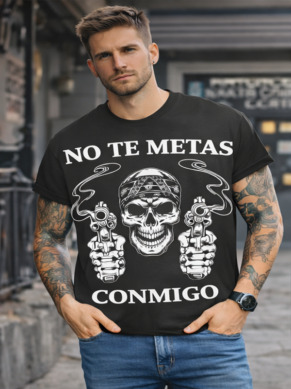 Remera “Banda y Barrio” – Calle y Calavera