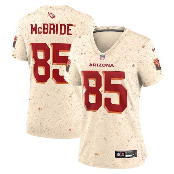 Trey McBride Arizona Cardinals Nike Women's 2025 Rivalries Collection Game Jersey - Natural