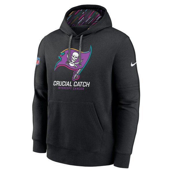 Tampa Bay Buccaneers Nike 2024 NFL Crucial Catch Club Pullover Hoodie - Black
