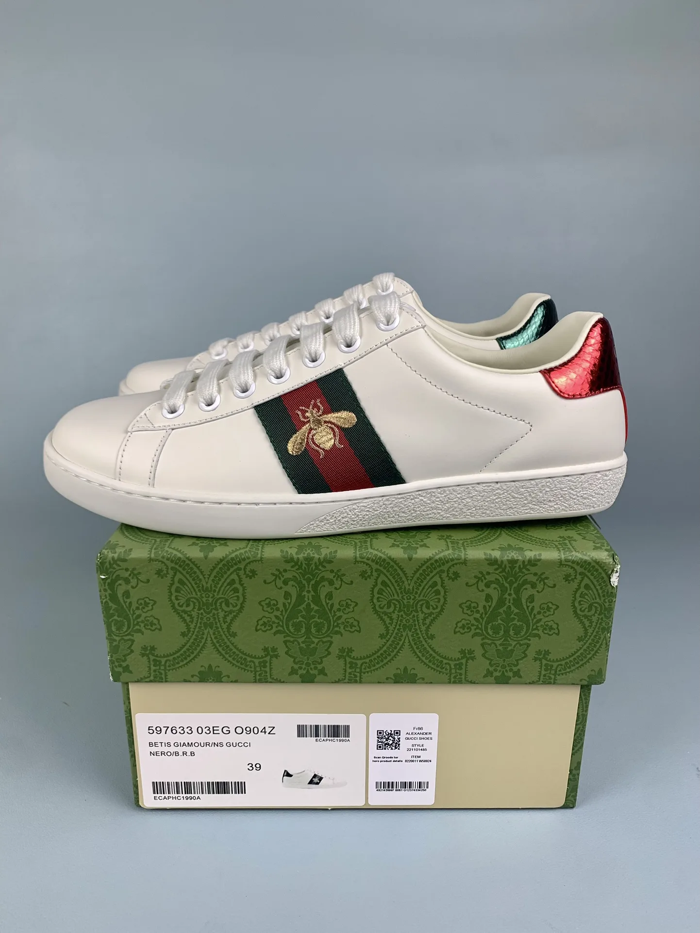 Gucci Ace embroidered sneaker with bee product photo from LabelPicks
