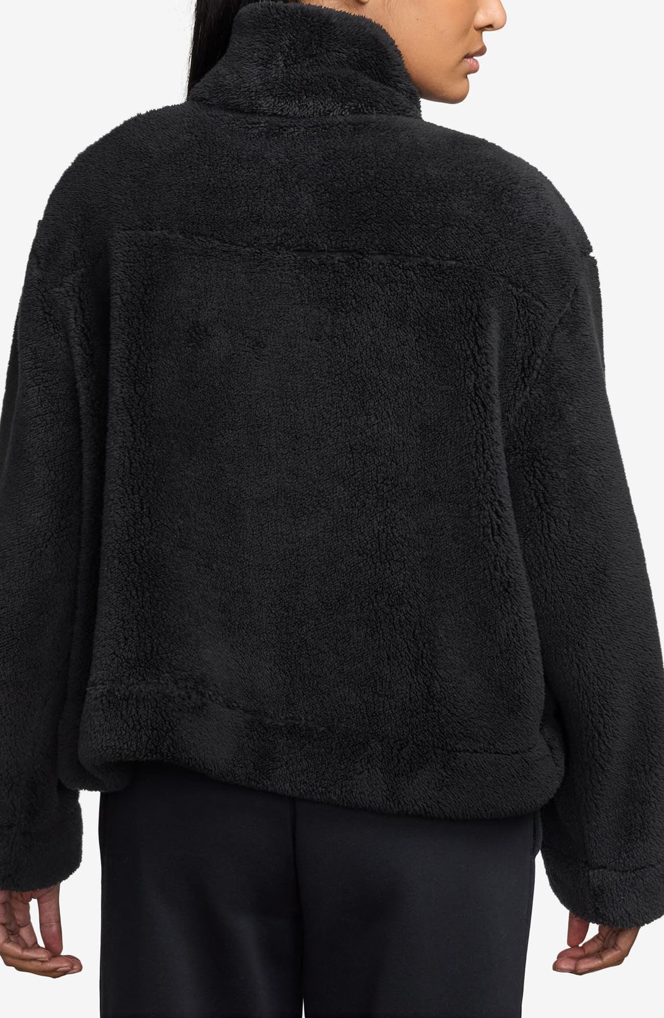 Nike Essential Faux Shearling Zip-Up Jacket