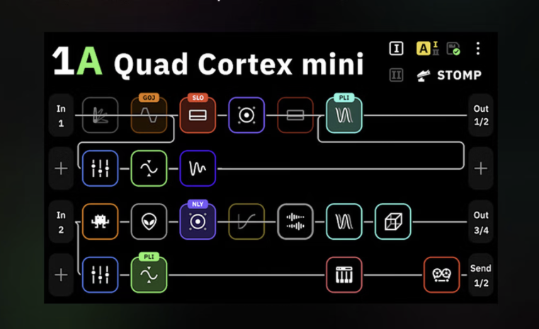 NEURAL DSP Quad Cortex mini Touch Screen Guitar effects processor - GreshamTech