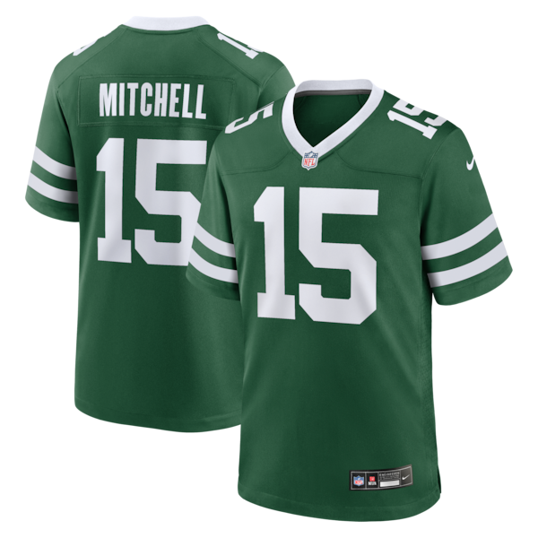 Adonai Mitchell New York Jets Nike Team  Game Jersey - Legacy Green