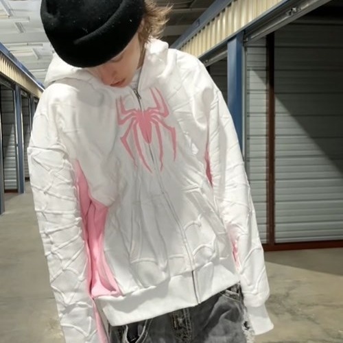 Embroidery Zip Up Hoodie Mens Womens Harajuku Jacket Fashion Hoodie Sweatshirt Casual Clothes MWT506293