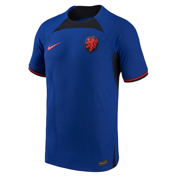 Netherlands National Team Nike 2022/23 Away Vapor Match Authentic Blank Jersey - Blue