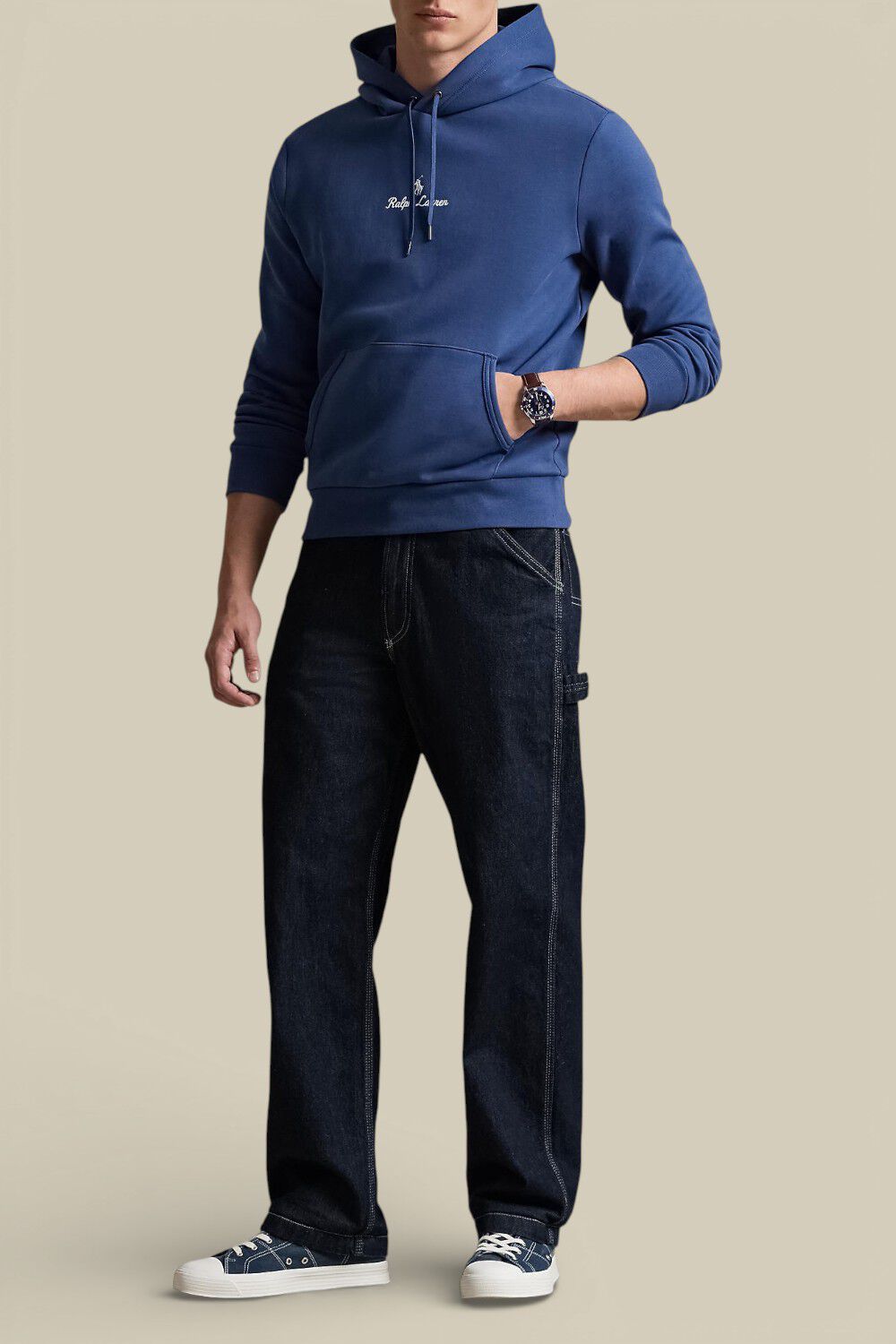 POLO RALPH LAUREN סווטשירט קפוצ'ון