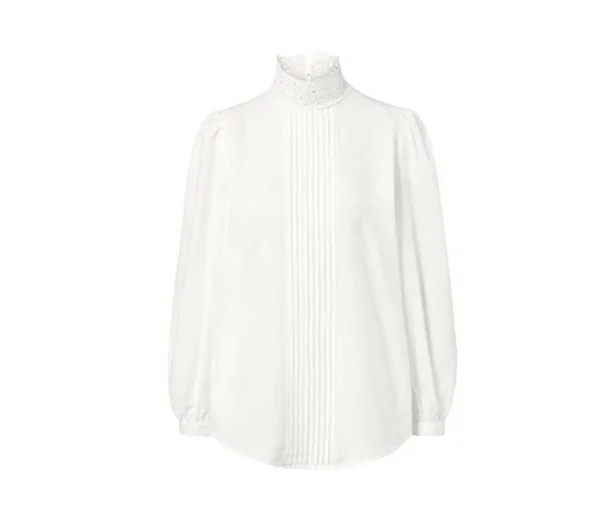 Bluse mit Lochstickerei