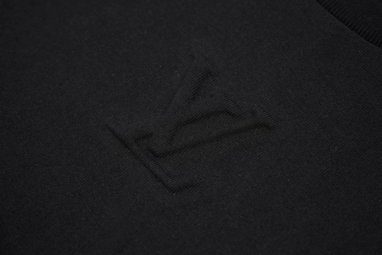 Louis Vuitton Black Embossed Long Sleeve Base T-Shirt product photo from LabelPicks