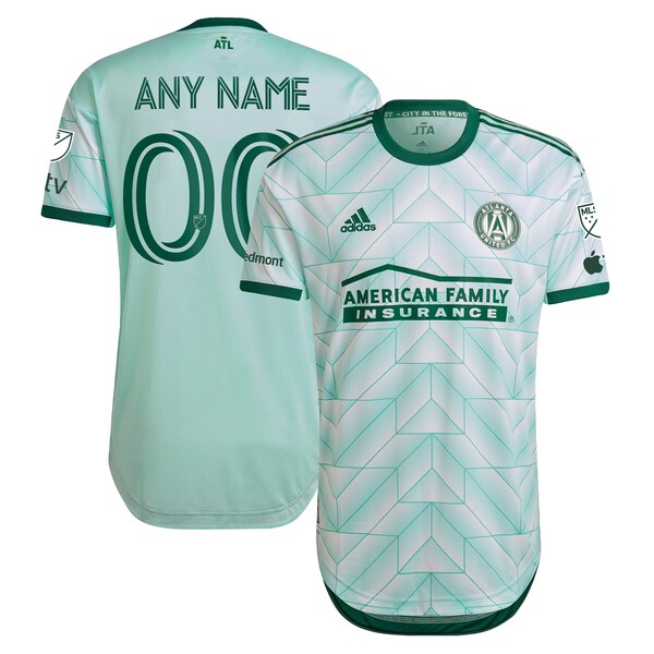 Atlanta United FC adidas 2024 The Forest Kit Authentic Custom Jersey - Mint