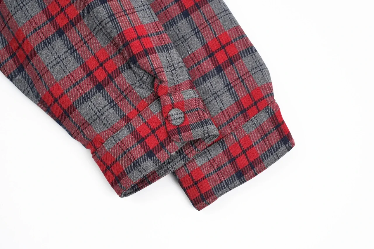 Miu Miu Red Green Check Logo Padded Jacket product photo from LabelPicks
