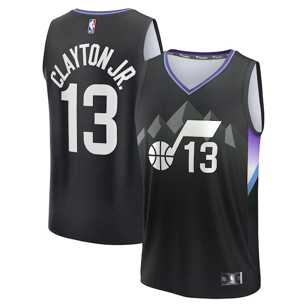 Walter Clayton Jr. Utah Jazz  Fast Break Replica Player Jersey - Statement Edition - Black