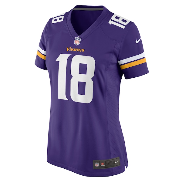 Justin Jefferson Minnesota Vikings Nike Women's  Game Jersey -  Purple