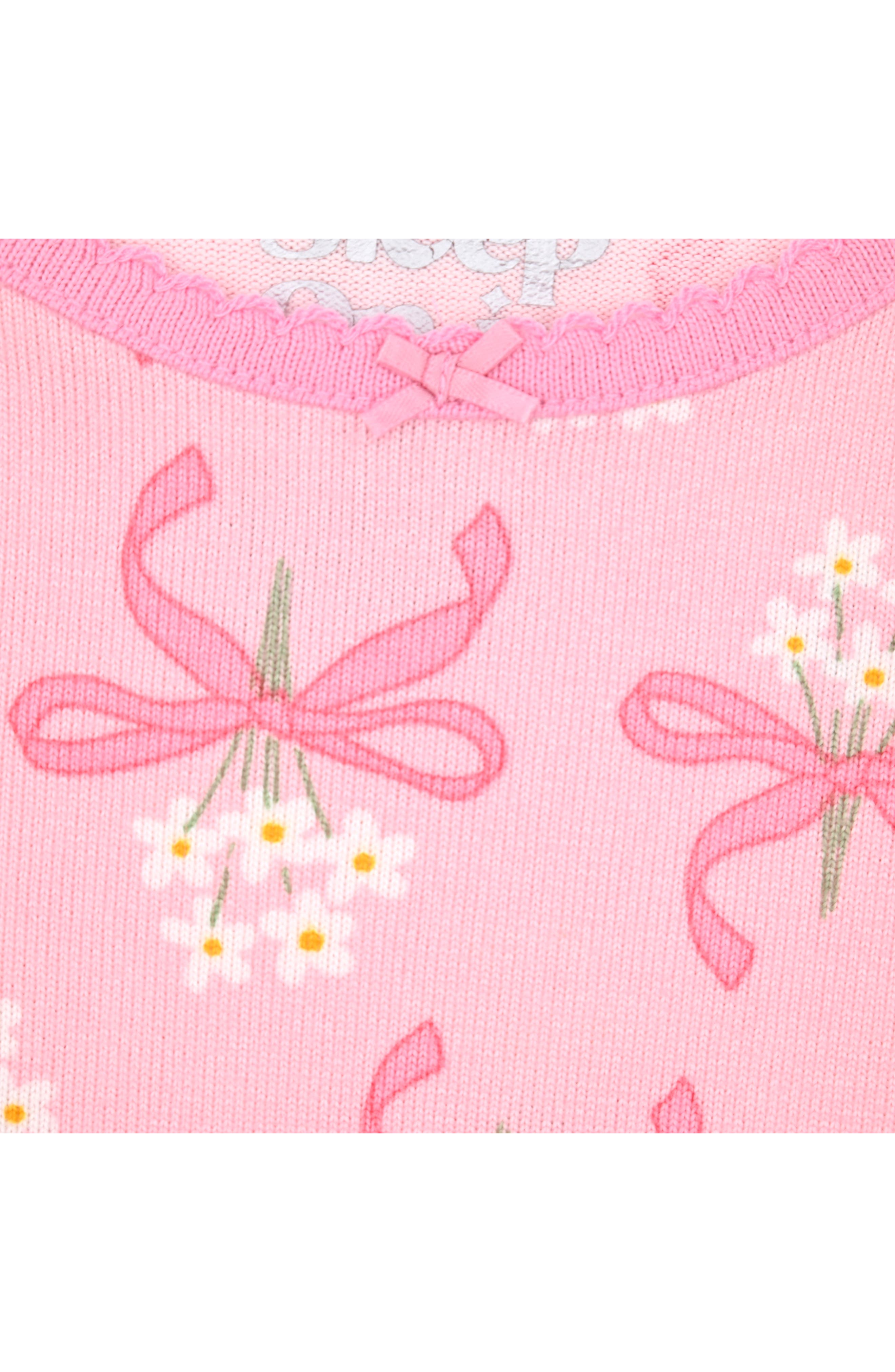 SLEEP ON IT Kids' Bouquet Fitted Two-Piece Pajamas & Socks Set