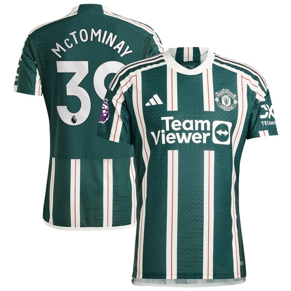 Scott McTominay Manchester United adidas 2023/24 Away Authentic Player Jersey - Green/Red