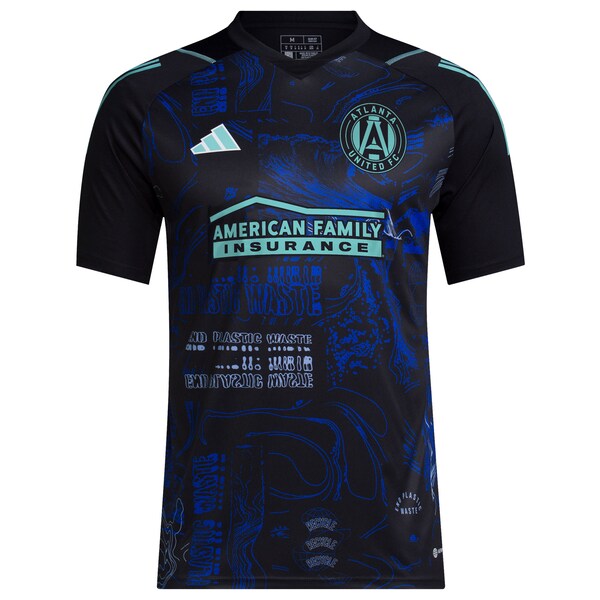 Atlanta United FC adidas 2024 One Planet Replica Jersey - Black