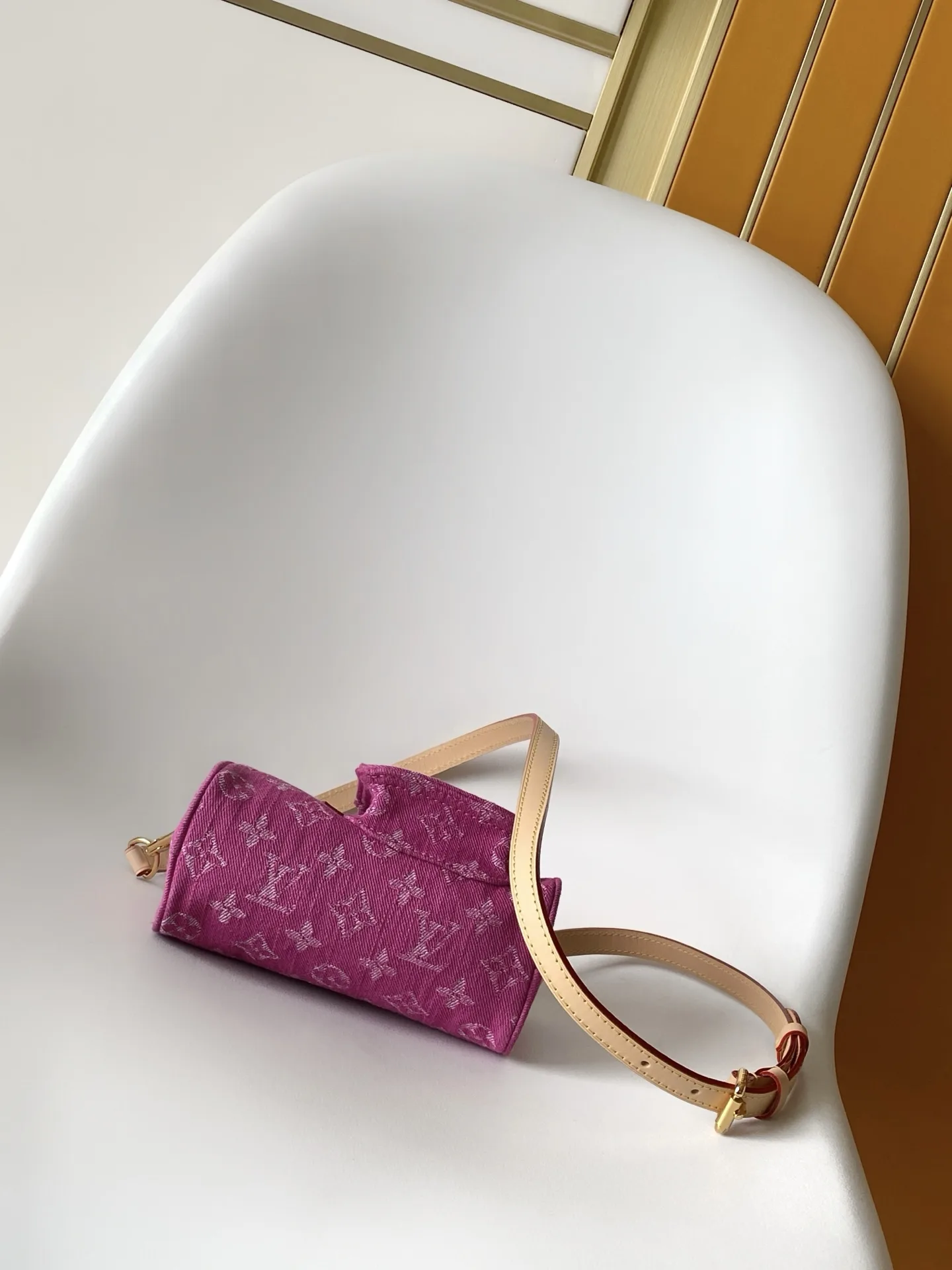 Louis Vuitton Speedy Blue Canvas and Leather Top Handle Bag product photo from LabelPicks