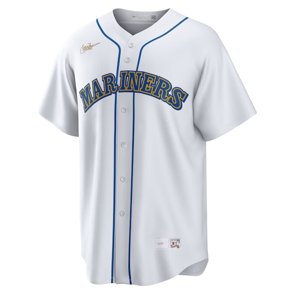 Edgar Martinez Seattle Mariners Nike Home Cooperstown Collection Replica Player Jersey - White
