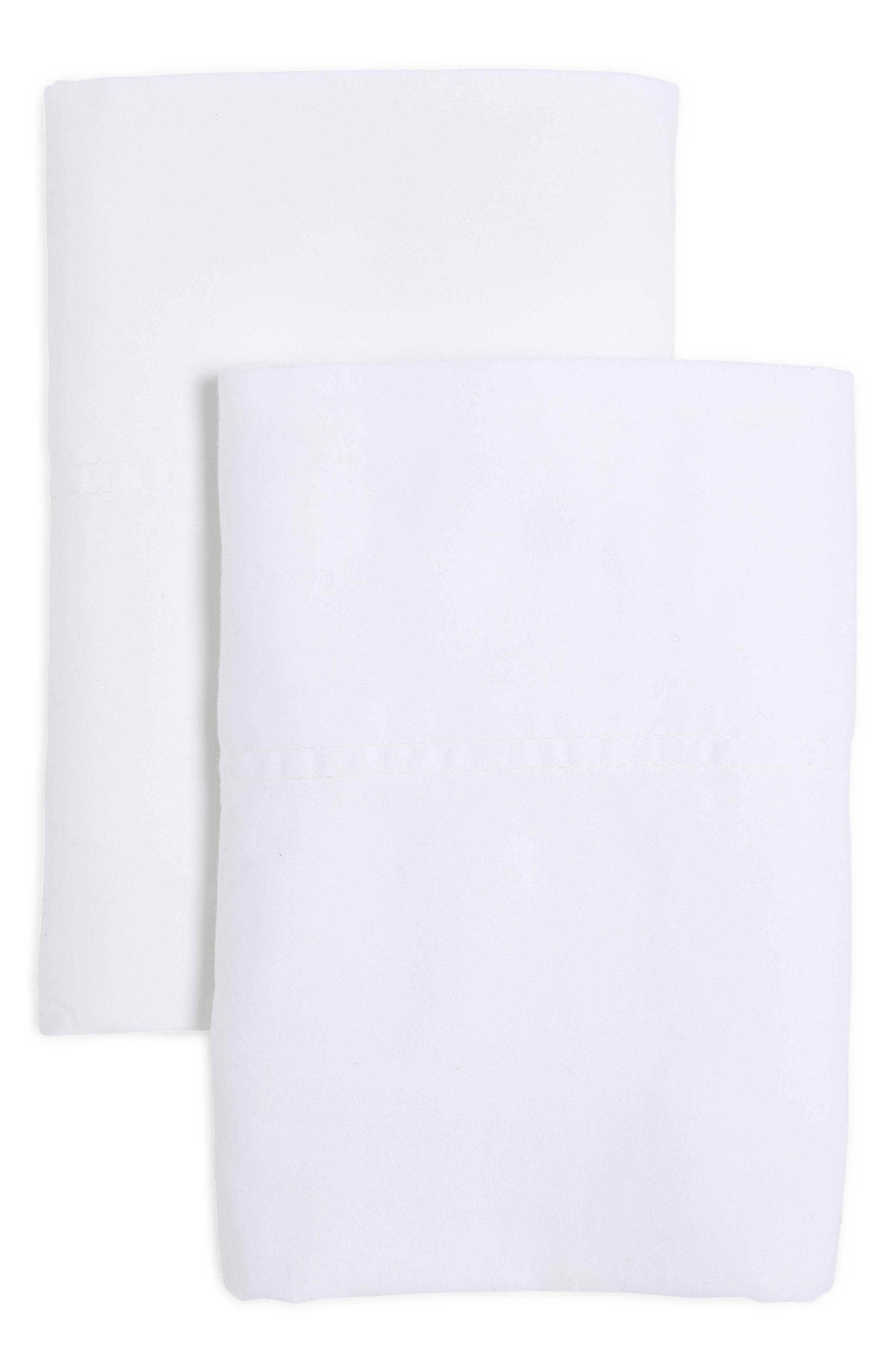 HOMESPUN Set of 2 300 Thread Count Sateen Pillowcases