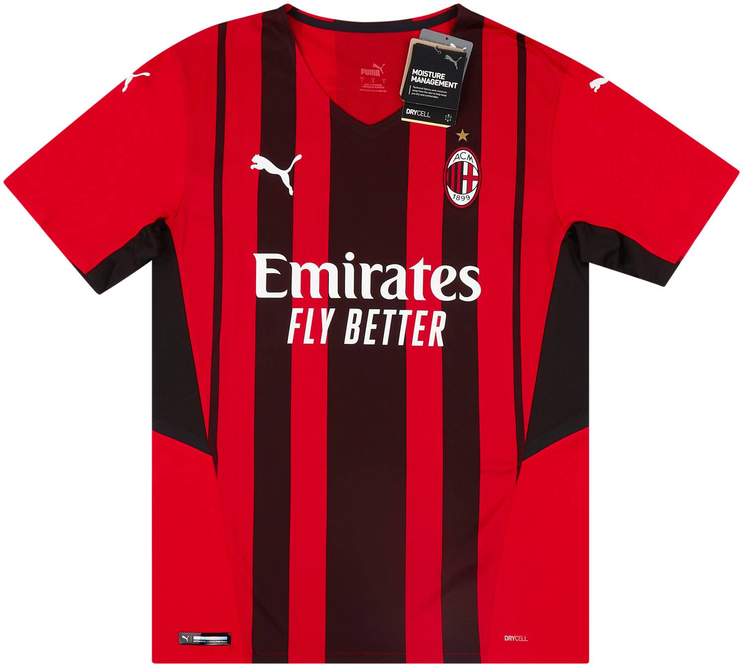 Ibrahimović AC Milan 2021-22 Home Player Jersey- Red/Black