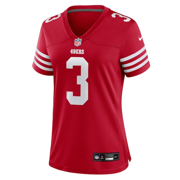 Brian Robinson Jr. San Francisco 49ers Nike Women's Team Game Jersey -  Scarlet