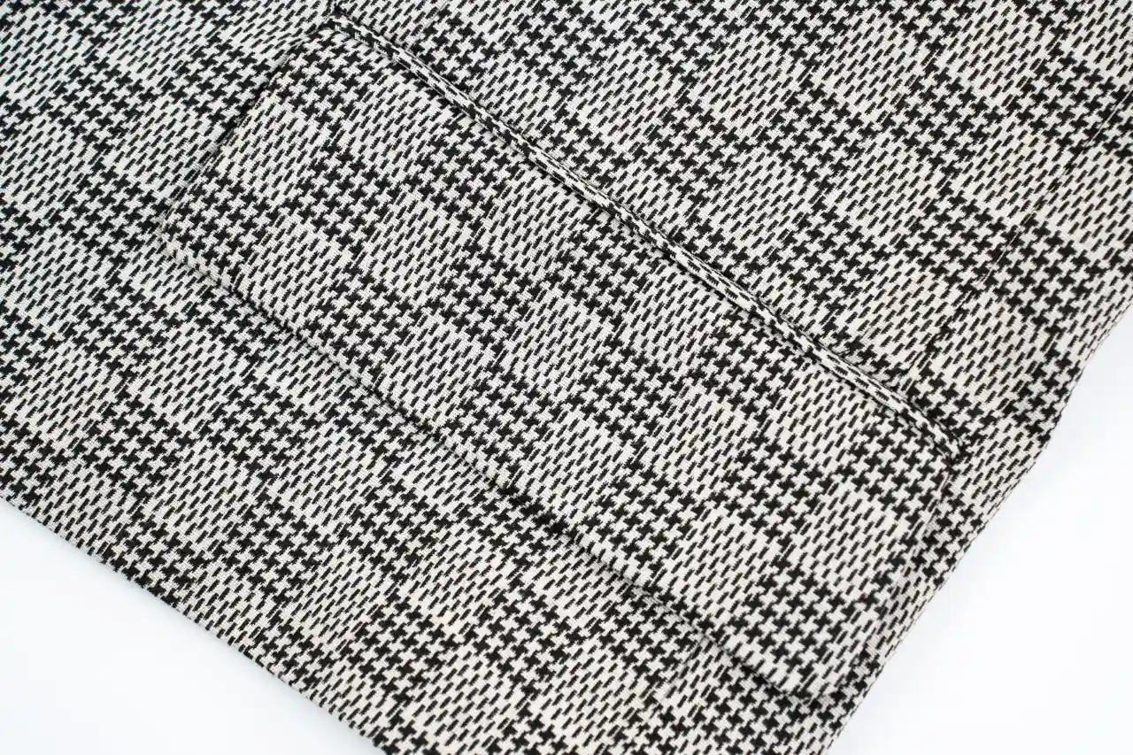 Louis Vuitton Grey Houndstooth Casual Blazer product photo from LabelPicks