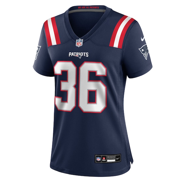 Andres Borregales New England Patriots Nike Women's Team Game Jersey -  Navy