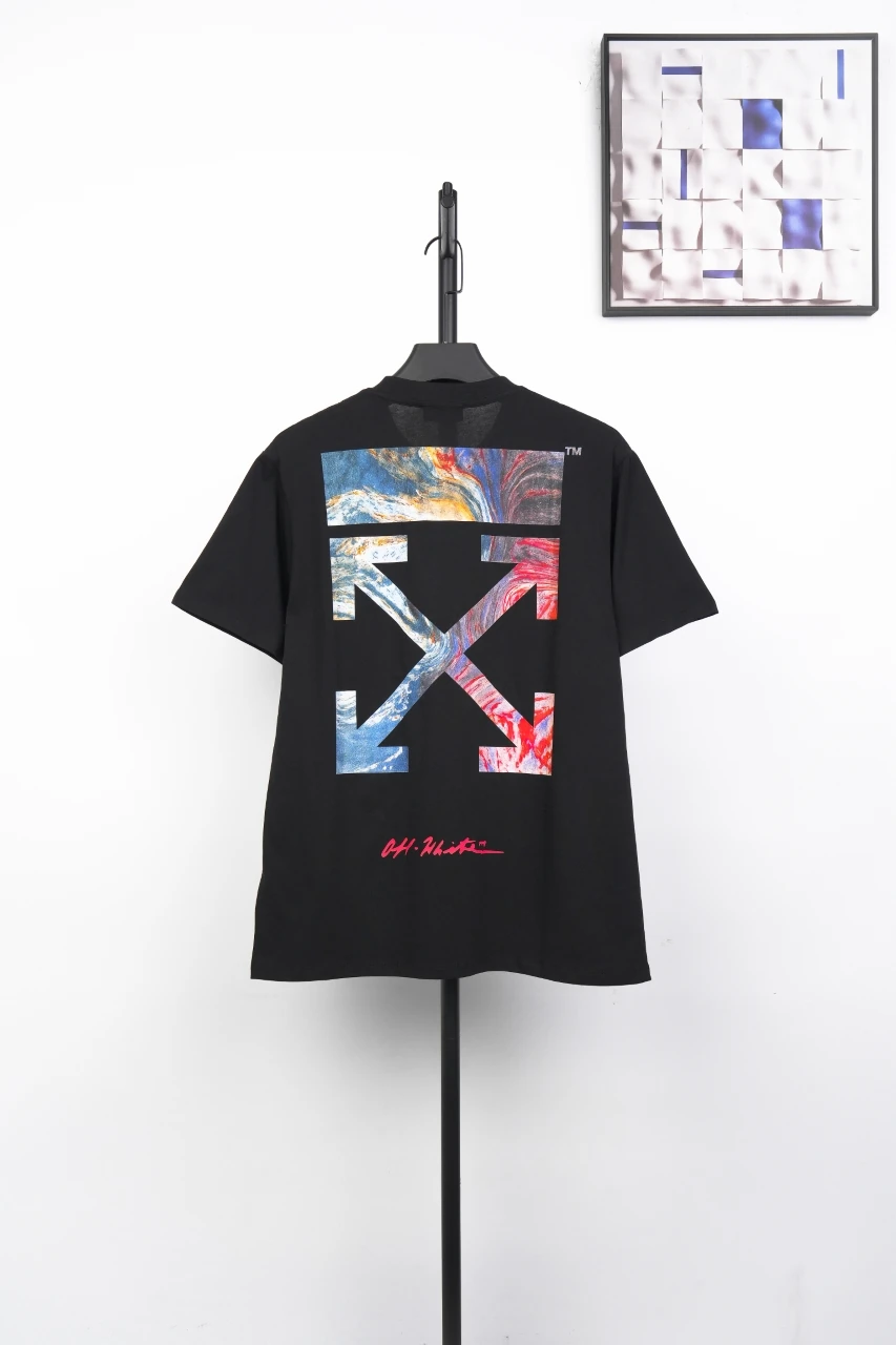 Off-White Black Cloud Painting Arrow T-Shirt product photo from LabelPicks