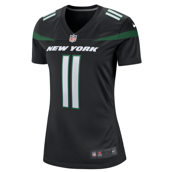 Jermaine Johnson II New York Jets Nike Women's Alternate Game Jersey - Stealth Black