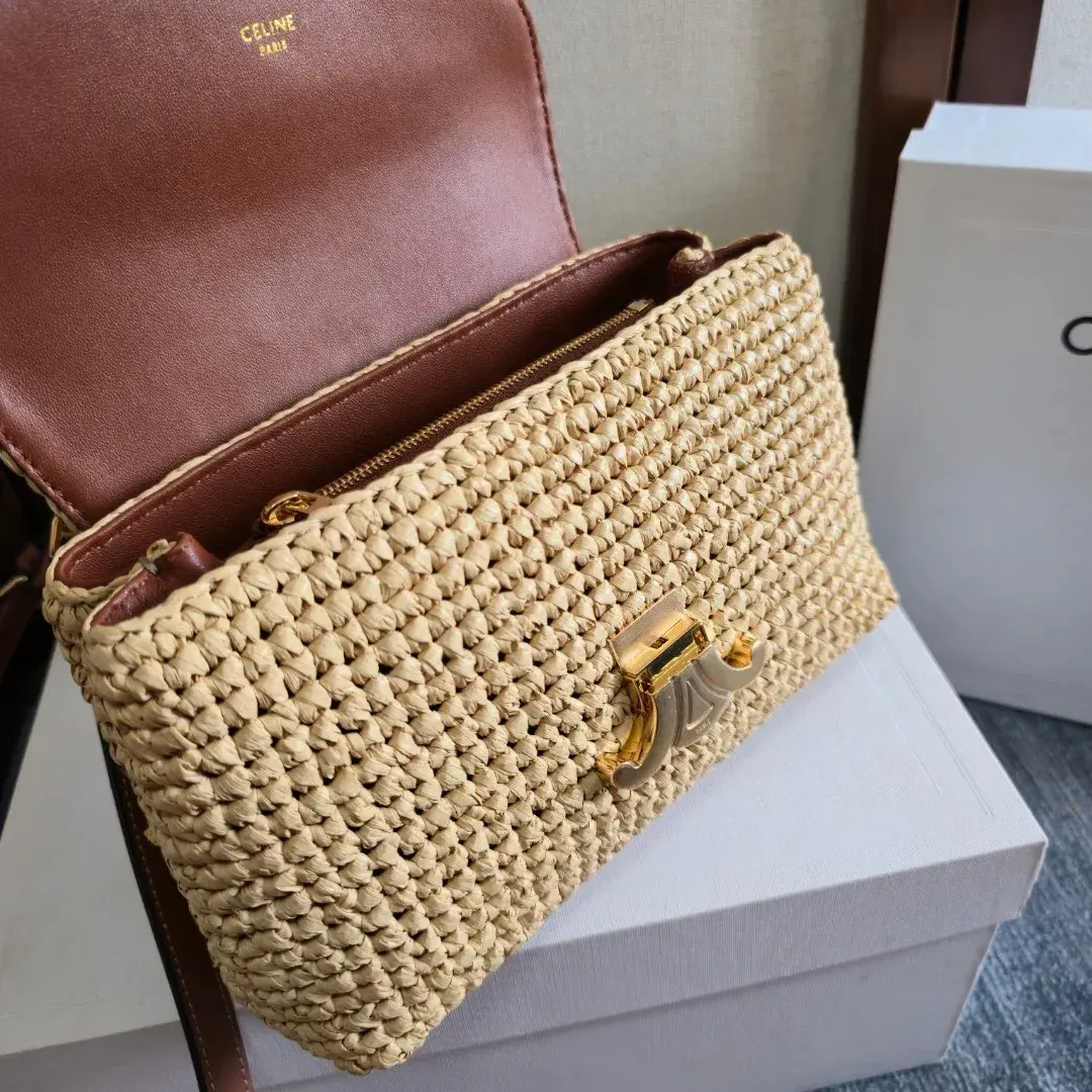 Celine Woven Leather Teen Nino Top Handle Bag product photo from LabelPicks