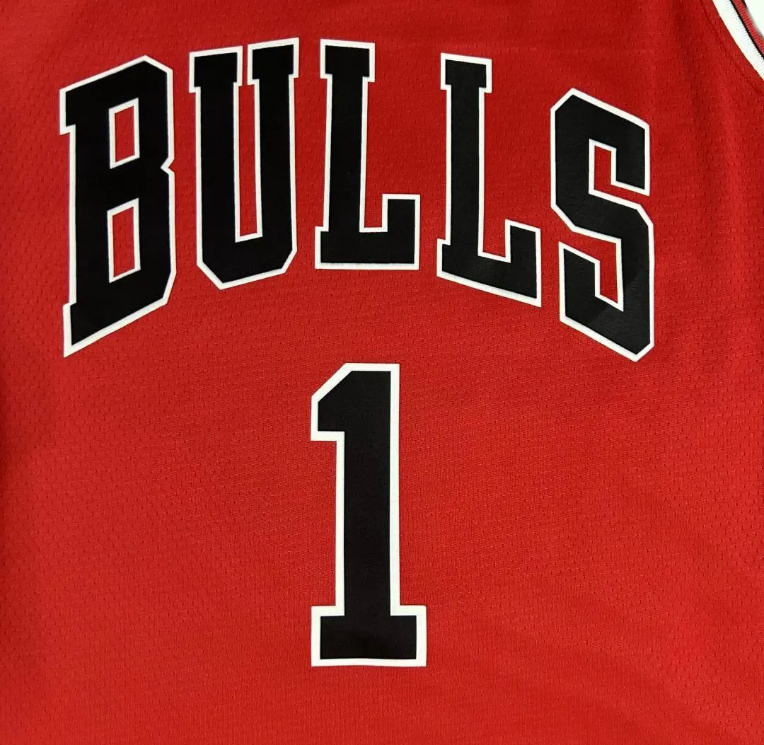 Derrick Rose SIGNED Signature Chicago Bulls Red Home Shirt/Jersey - COA 15/16 Retro