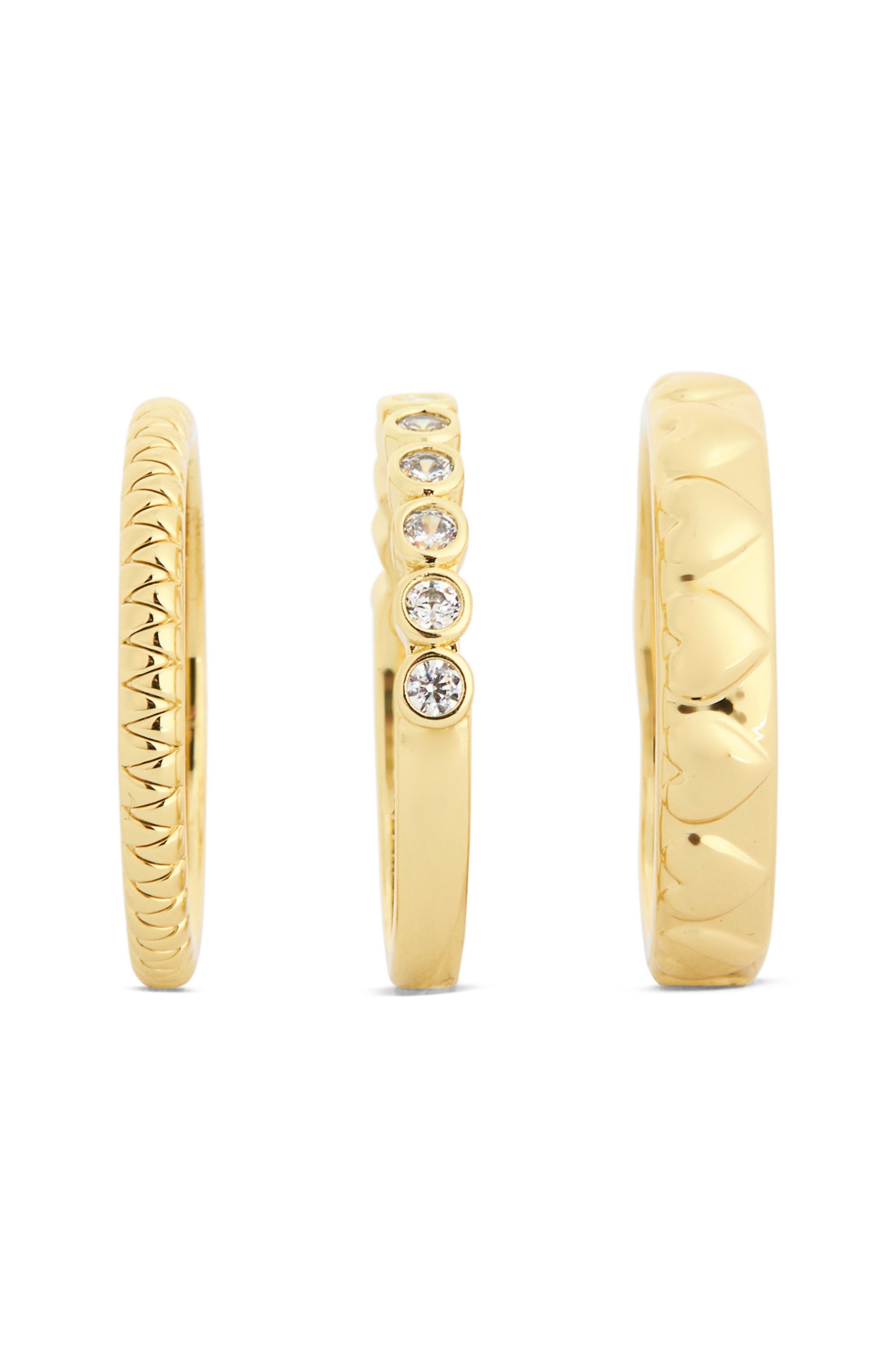Covet Set of Three Romantic Ring Set