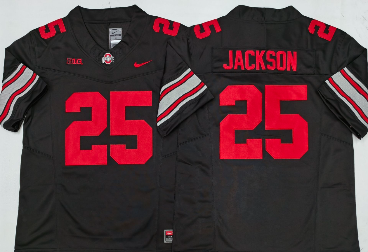 JACKSON NCAA Ohio State Buckeyes Nike Vapor Limited Jersey