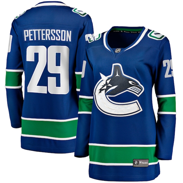 Marcus Pettersson Vancouver Canucks  Women's Home Breakaway Player Jersey - Blue
