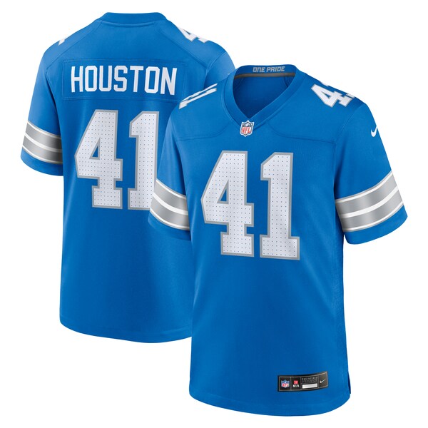 James Houston Detroit Lions Nike Team Game Jersey -  Blue