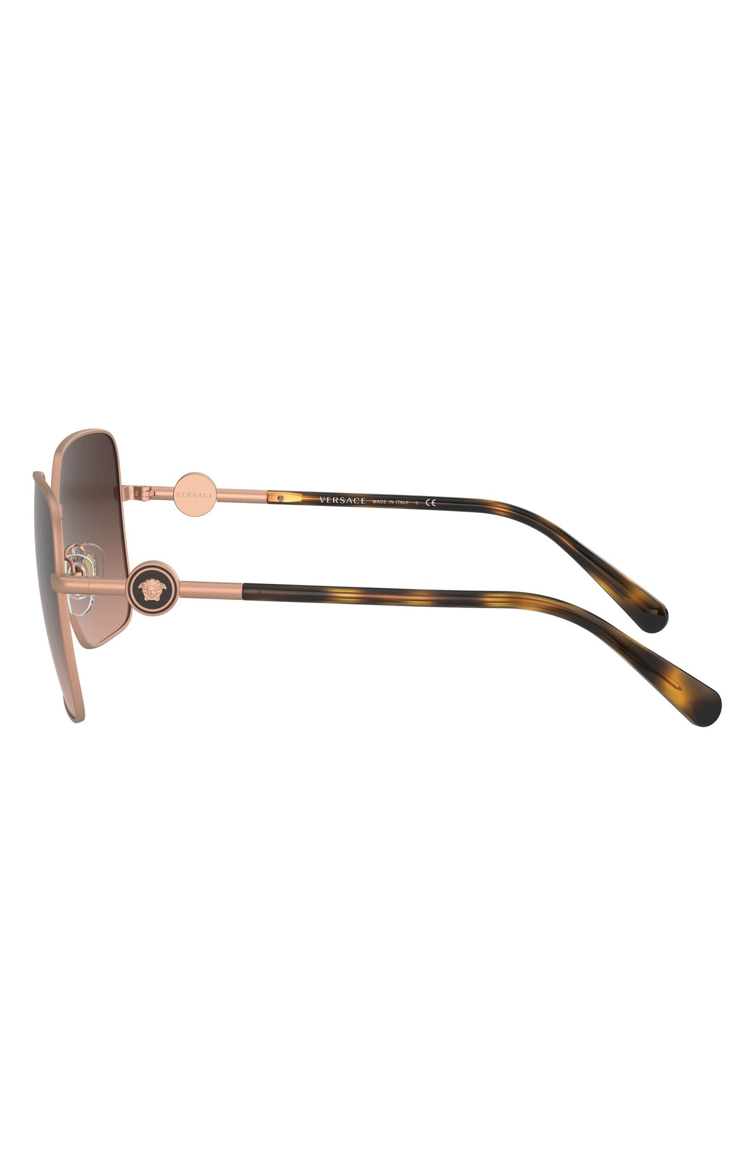 Versace 59mm Gradient Square Sunglasses