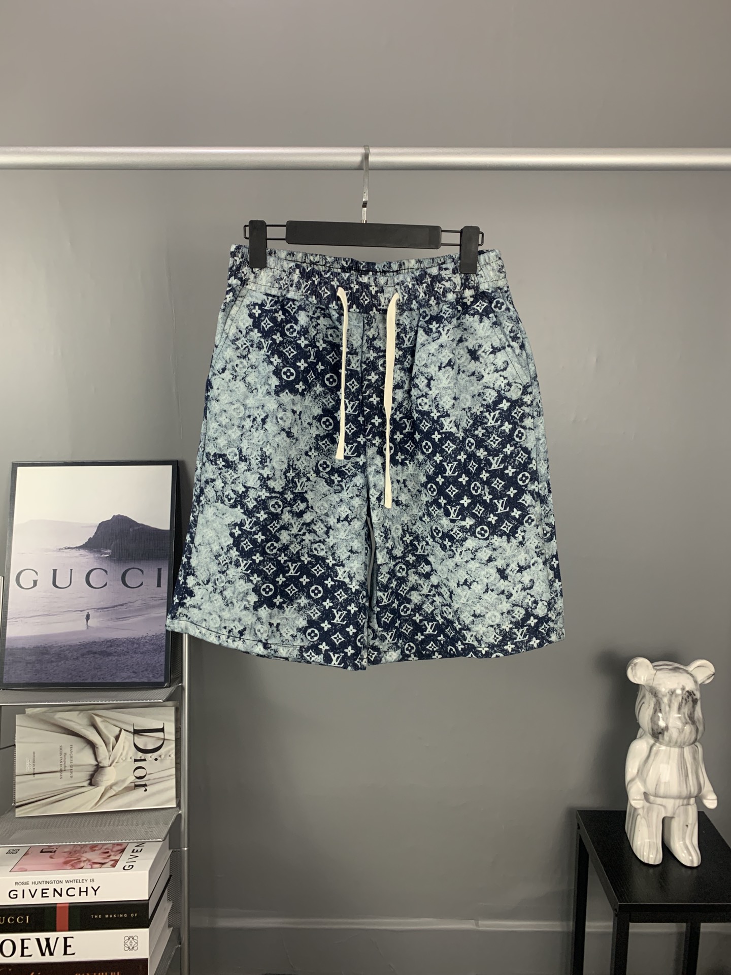 0427 Classic comfort print shorts
