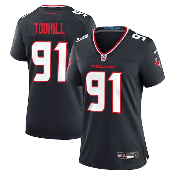 Casey Toohill Houston Texans Nike Women's Team Game Jersey -  Navy