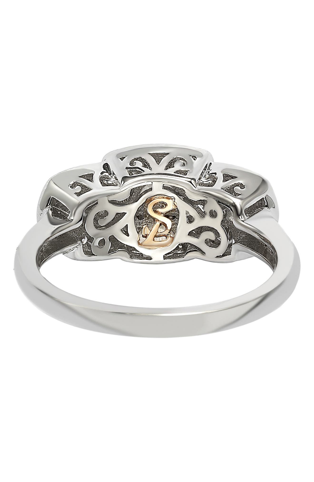 SUZY LEVIAN Sterling Silver CZ Bridal Ring