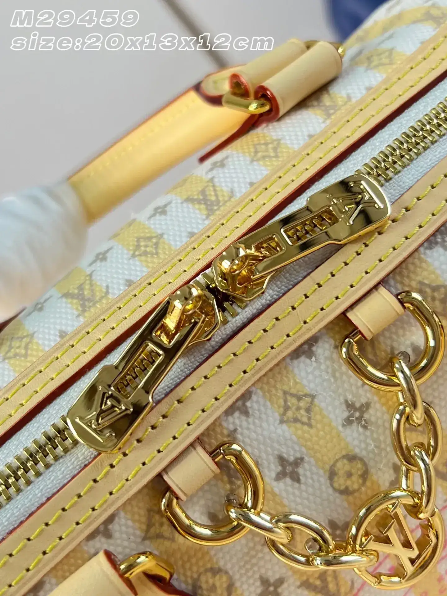 Louis Vuitton Gold Speedy Calfskin Top Handle Bag product photo from LabelPicks