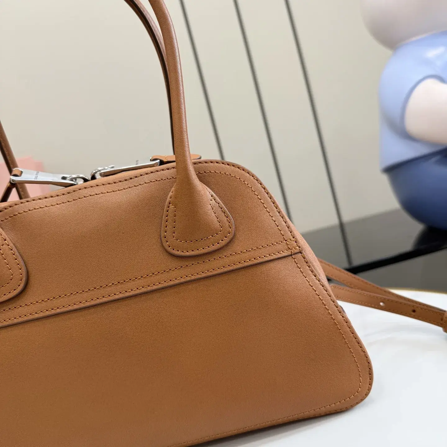 Miu Miu Lambskin Vivant Top Handle Bag product photo from LabelPicks