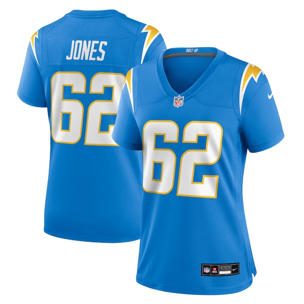 Nash Jones Los Angeles Chargers Nike Women's Team Game Jersey -  Powder Blue