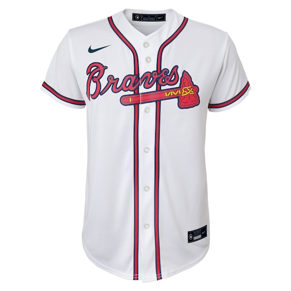 Spencer Strider Atlanta Braves Nike Youth Home Replica Player Jersey - White