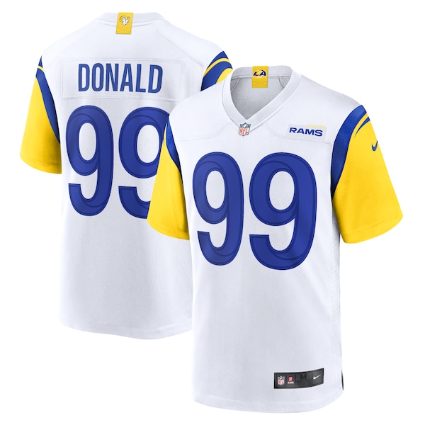 Aaron Donald Los Angeles Rams Nike Alternate Game Jersey - White/Cream